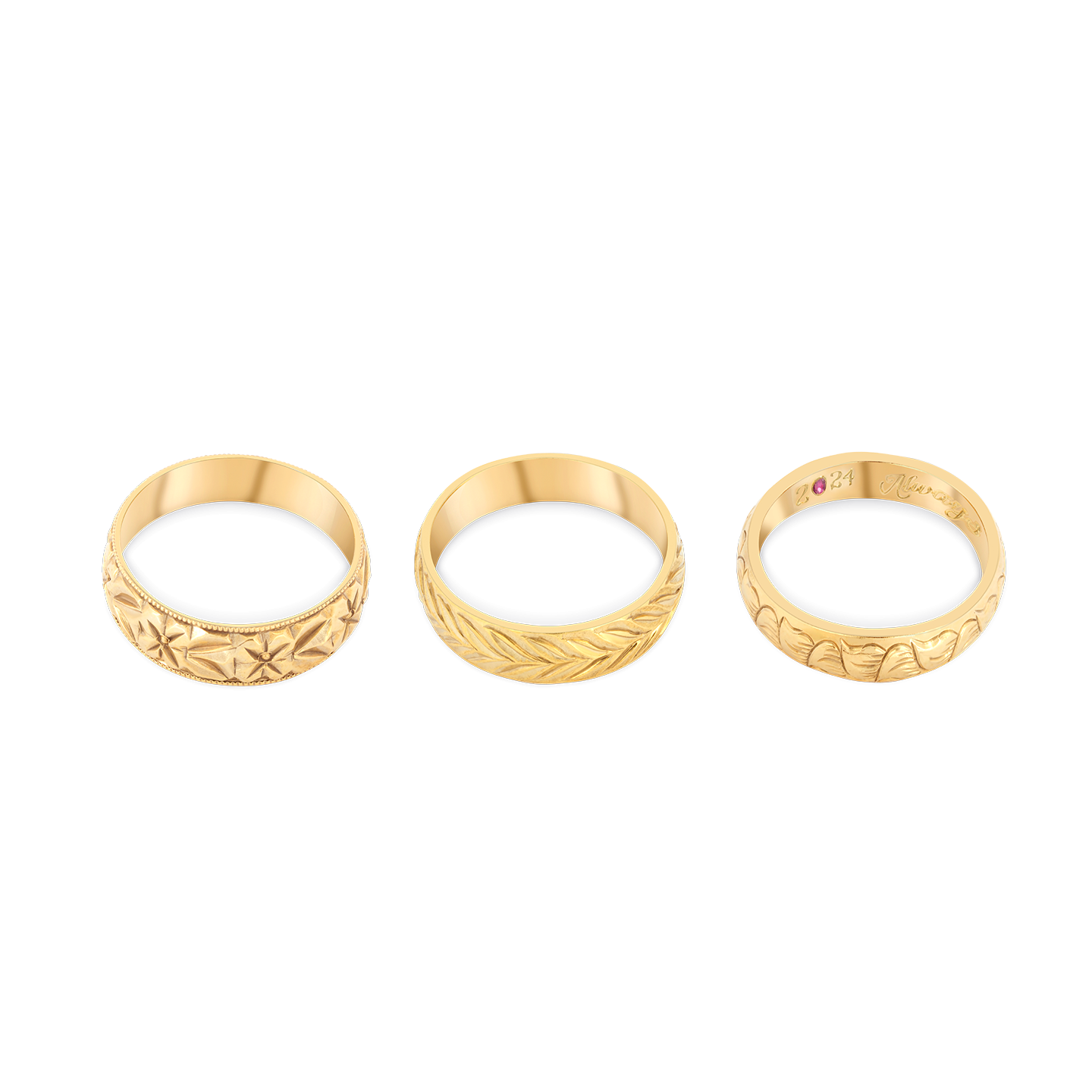 Court Profile Wedding Ring