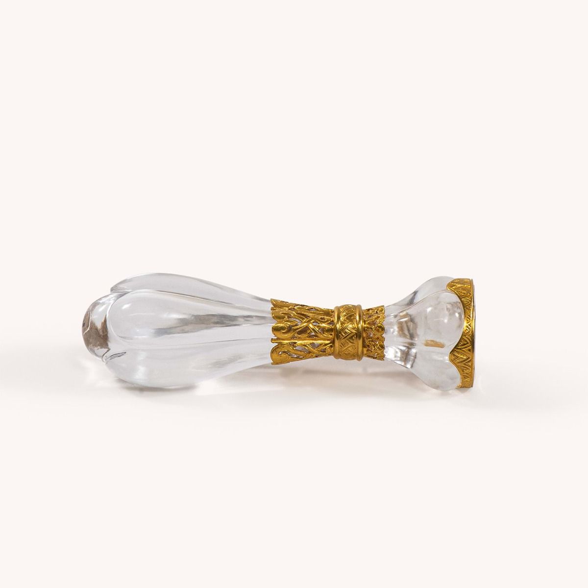 Desk Seal | Clear Crystal & Gilt Desk Seal
