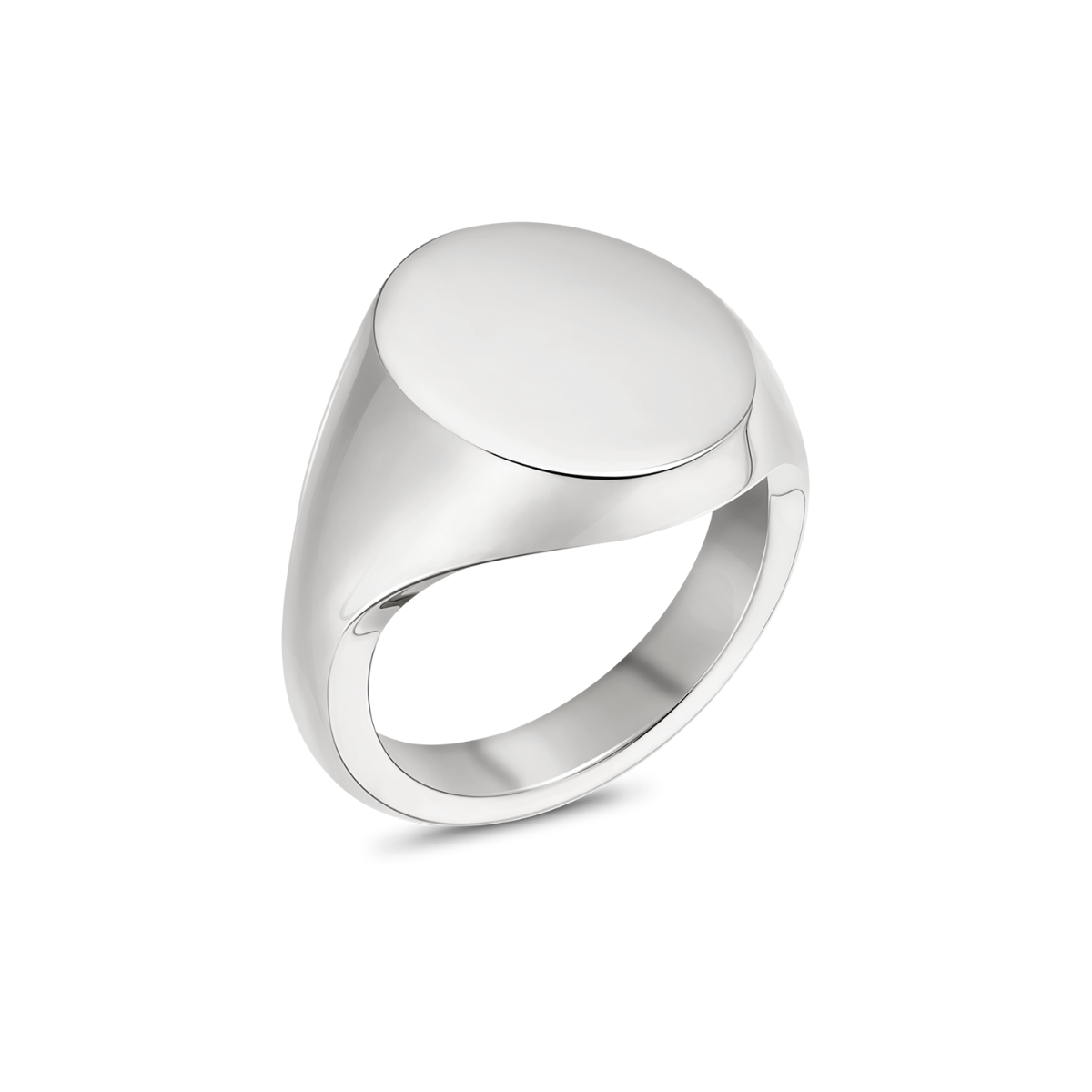 Sterling Silver Oxford 55 Signet Ring